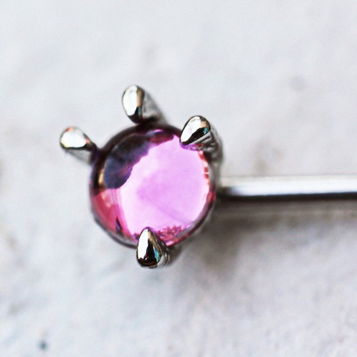 Piercing téton orbe de dragon