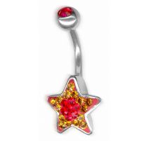 Piercing nombril Crystal Evolution Swarovski étoile