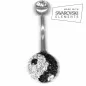 Piercing nombril Crystal Evolution Swarovski Yin et Yang