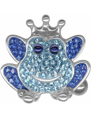Piercing nombril Crystal Evolution Grenouille Swarovski