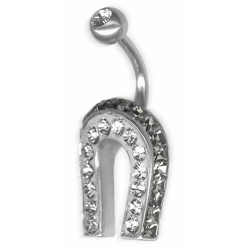 Piercing nombril Crystal Evolution Fer à cheval Swarovski
