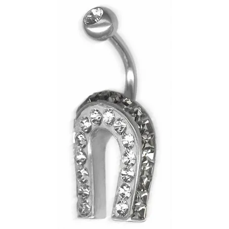 Piercing nombril Crystal Evolution Fer à cheval Swarovski