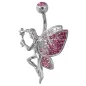 Piercing nombril Crystal Evolution Swarovski Titane Fée