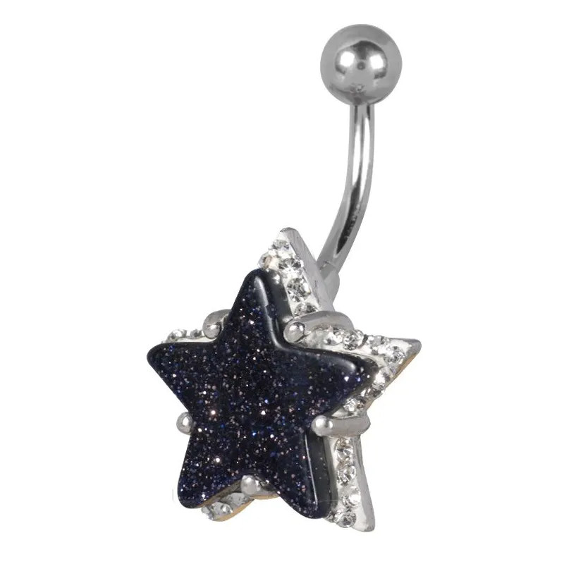 Piercing nombril Crystal Evolution Swarovski Etoile pailletée