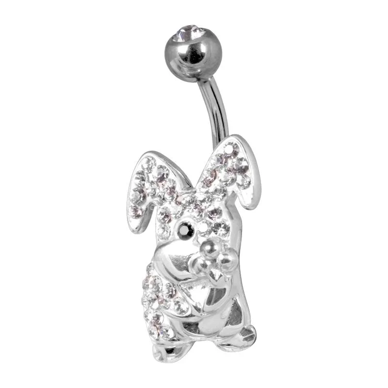 Piercing nombril Crystal Evolution Swarovski Lapin
