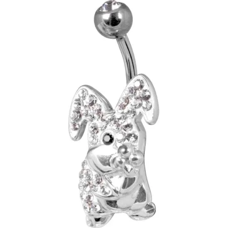 Piercing nombril Crystal Evolution Swarovski Lapin