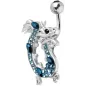 Piercing nombril Crystal Evolution Swarovski Dragon