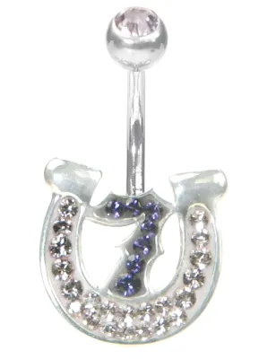 Piercing nombril Crystal Evolution Swarovski Lucky 7