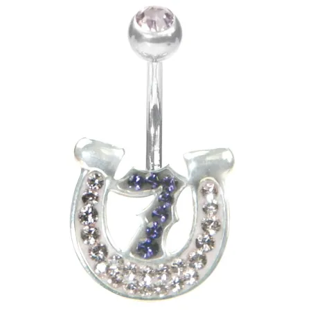 Piercing nombril Crystal Evolution Swarovski Lucky 7