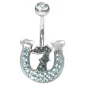 Piercing nombril Crystal Evolution Swarovski Lucky 7 Bleu