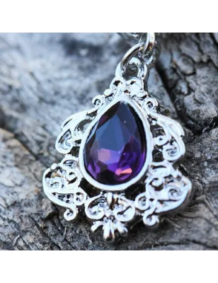 Piercing nombril style victorien larme viotte