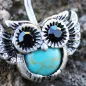 Piercing nombril hibou turquoise