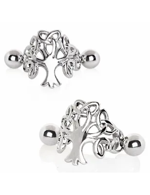 Piercing oreille cartilage hélix manchette arbre de vie