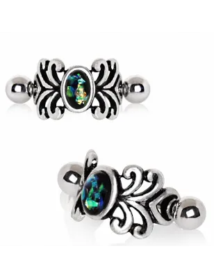 Piercing oreille cartilage hélix manchette vigne médiévale