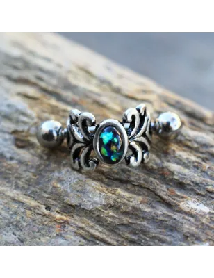 Piercing oreille cartilage hélix manchette vigne médiévale