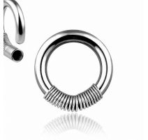 Piercing anneau Ressort
