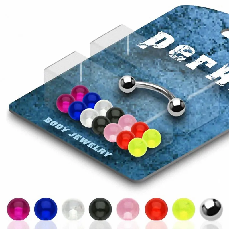 Pack Piercing Arcade Acier chirurgical Billes Acrylique
