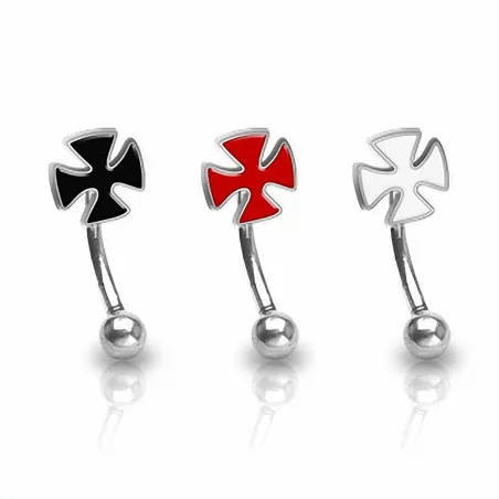 Piercing arcade Croix de Fer - Bijou Piercing pour Arcade