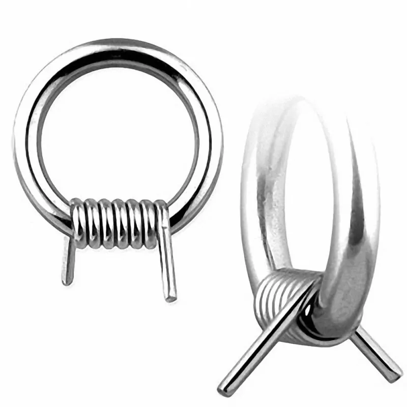 Piercing anneau Captif Fil Barbelé