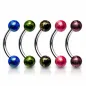 Piercing arcade Billes acrylique "Fossiles"