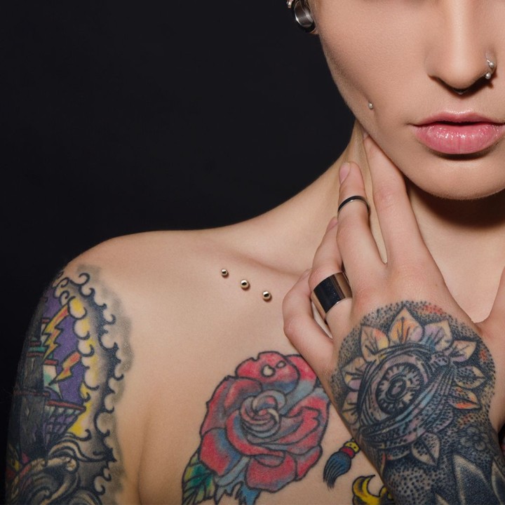 Piercing microdermal Or 14 Carats dôme