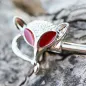 Piercing téton renard yeux rouges