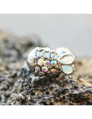 Piercing oreille cartilage hélix poisson aurore boréale