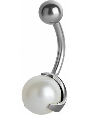 Piercing nombril Swarovski Perle