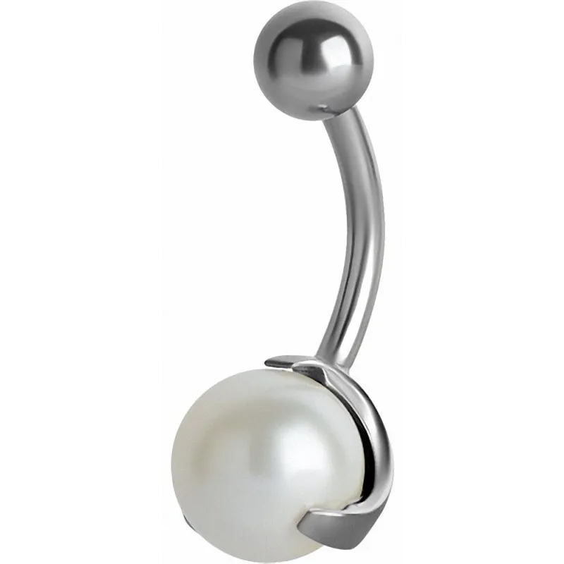 Piercing nombril Swarovski Perle