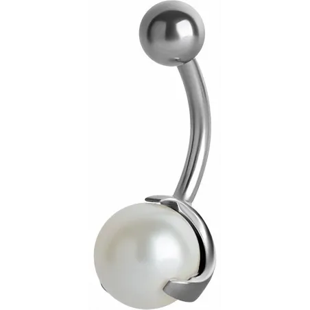 Piercing nombril Swarovski Perle