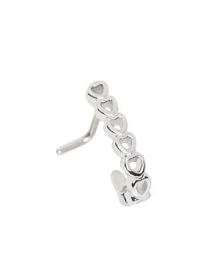 Piercing nez demi-cercle multiples coeurs