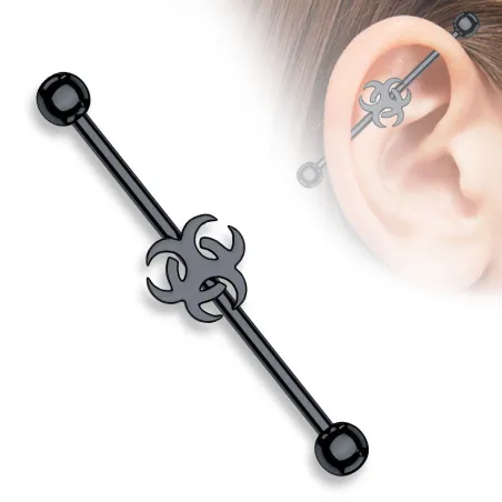 Piercing industriel biohazard