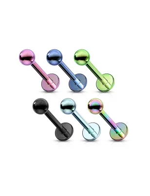 Piercing Labret Titane anodisé avec Bille