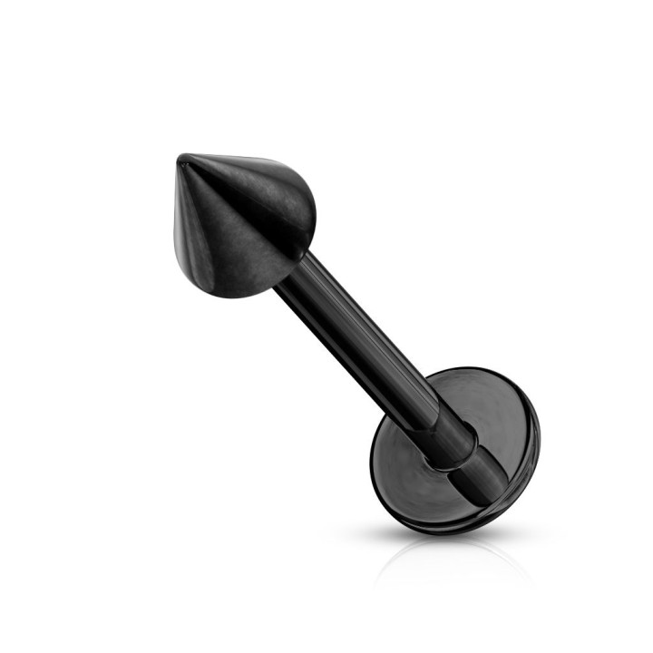 Piercing Labret Titane anodisé avec Spike