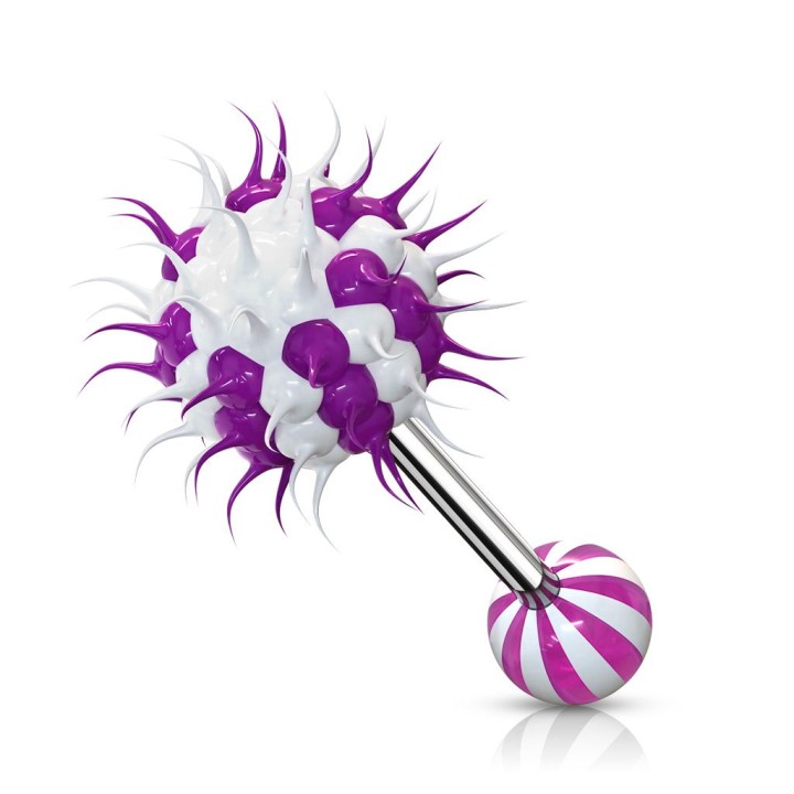 Piercing langue Candy Silicone 
