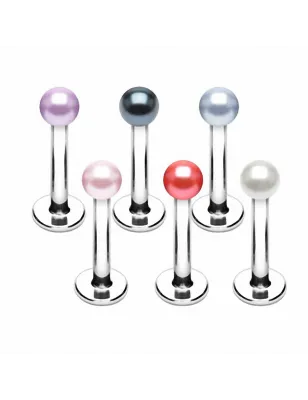 Piercing oreille Labret Monroe Imitation Perle