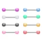 Lot de 8 piercing langue candy Lot de 8 piercing langue candy