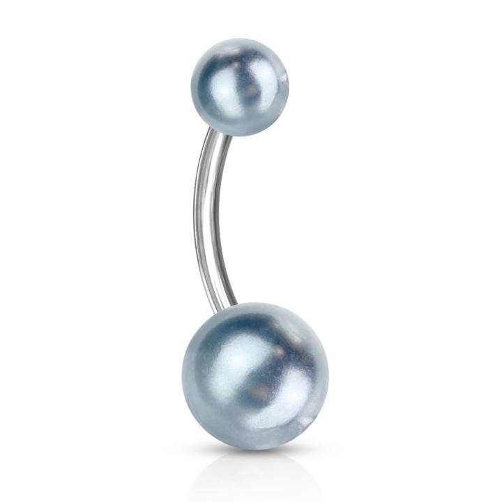 Piercing nombril Boules Perles Acrylique
