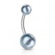 Piercing nombril Boules Perles Acrylique