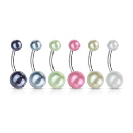 Piercing nombril Boules Perles Acrylique