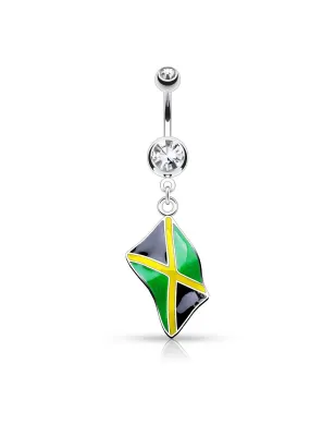 Piercing nombril Drapeau Jamaïque