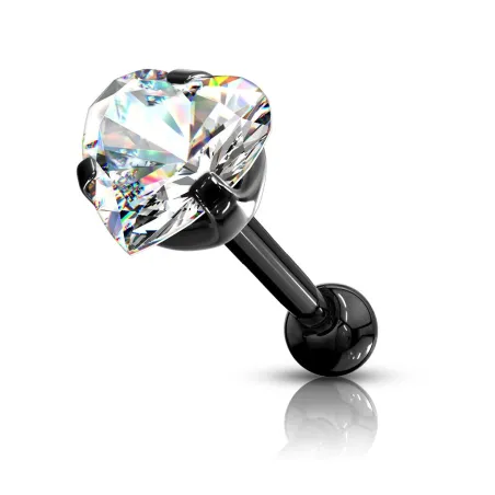 Piercing cartilage pierre coeur