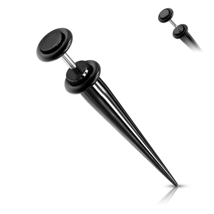 Faux Piercing Ecarteur Boucle Oreille en Titane anodisé
