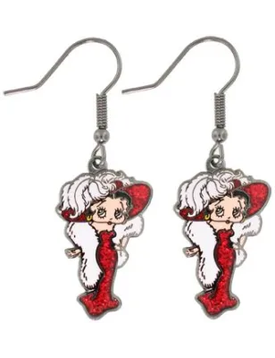 Paire Boucles d'oreilles pendantes Betty Boop "Mae West"