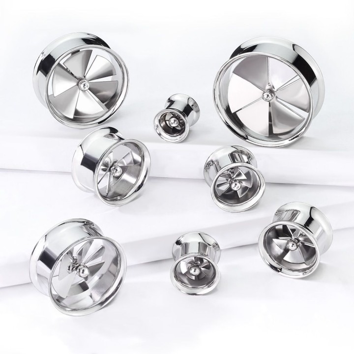 Piercing Tunnel Ventilateur Hélice Tournante