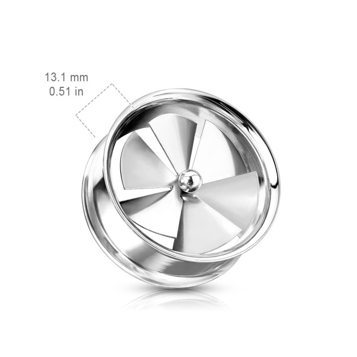 Piercing Tunnel Ventilateur Hélice Tournante