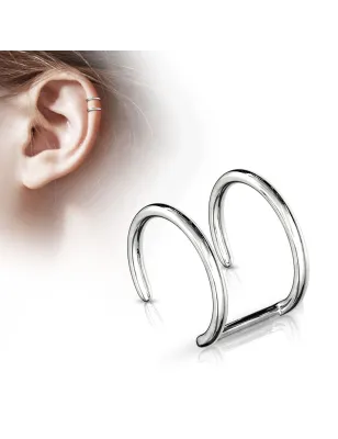 Faux Piercing Oreille Cartilage acier chirurgical 