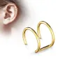Faux Piercing Oreille Cartilage Plaqué Or Faux Piercing Oreille Cartilage Plaqué Or