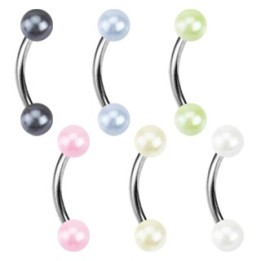 Piercing arcade Billes acrylique Perlées - Bijou Piercing pour Arcade