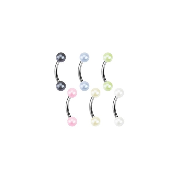 Piercing arcade Billes acrylique Perlées - Bijou Piercing pour Arcade